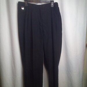 Ziz Golf Pants 14 Women Kylie Pleated Pockets Black